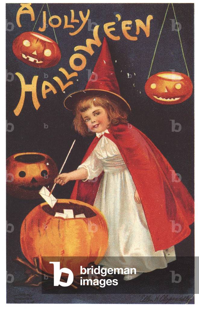 Halloween Greetings Card, USA, 1890s