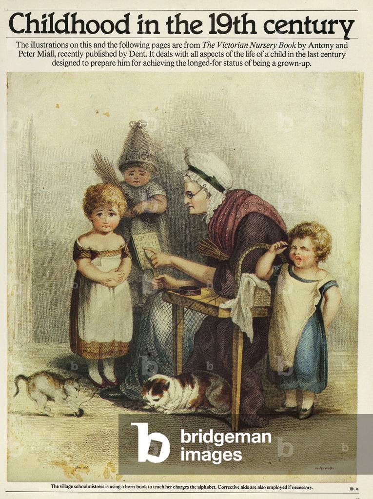 Children in the Nineteenth Century Magazine Plate, UK, 1840s & Pre