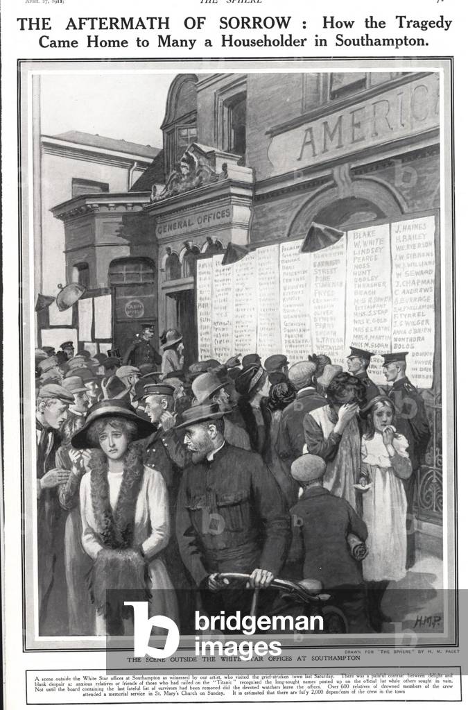 The Titanic Magazine Plate, UK, 1910s