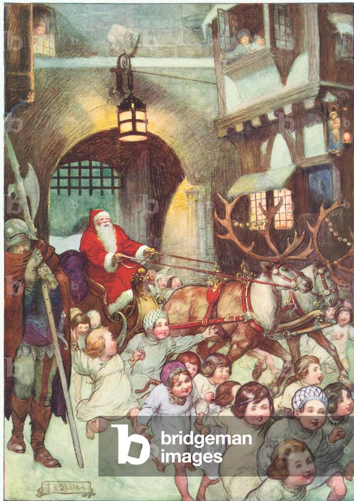 Santa Claus, UK, 1920s (print)