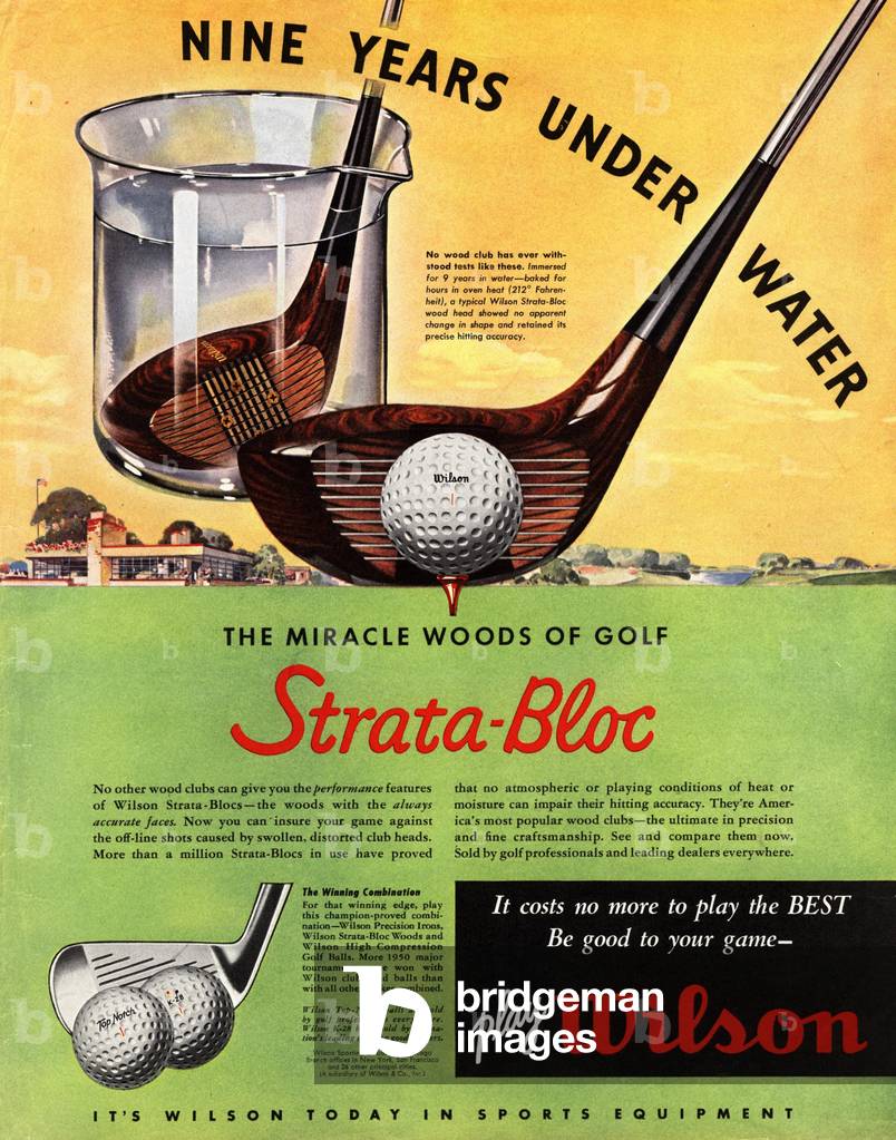 Wilson Magazine, advert, USA, 1950s