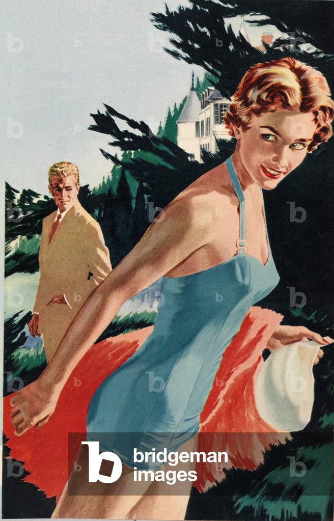 Woman Magazine Plate, UK, 1954