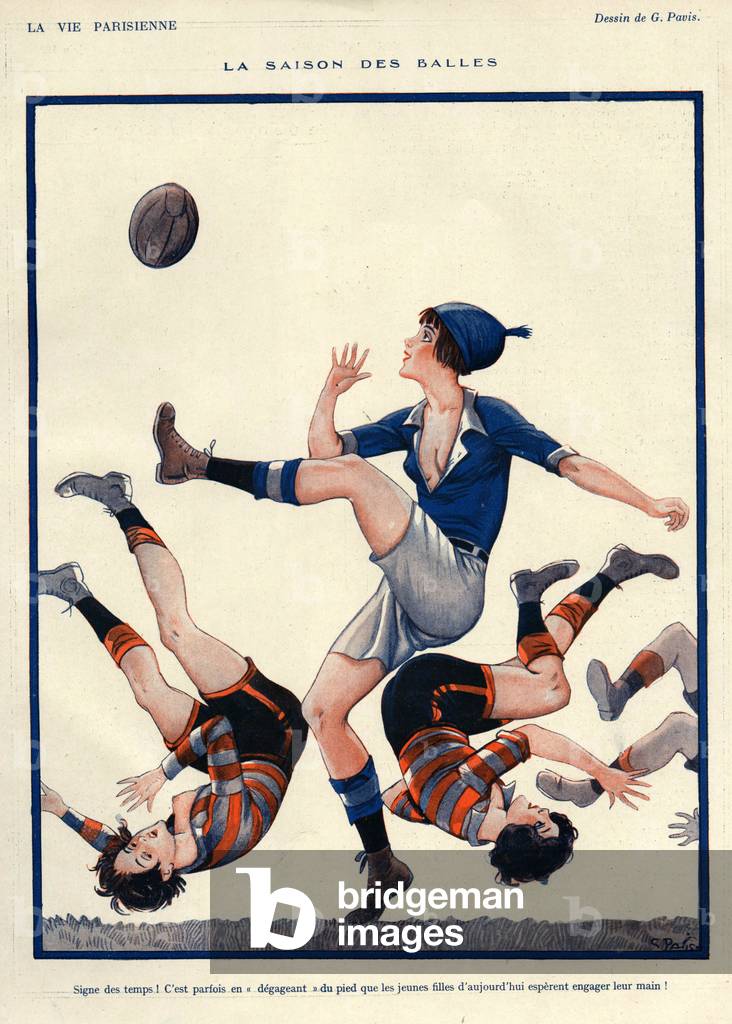 La Vie Parisienne Magazine Plate, France, 1920s (print)
