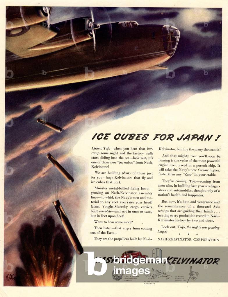 Nash Kelvinator Magazine, advert, USA, 1940s