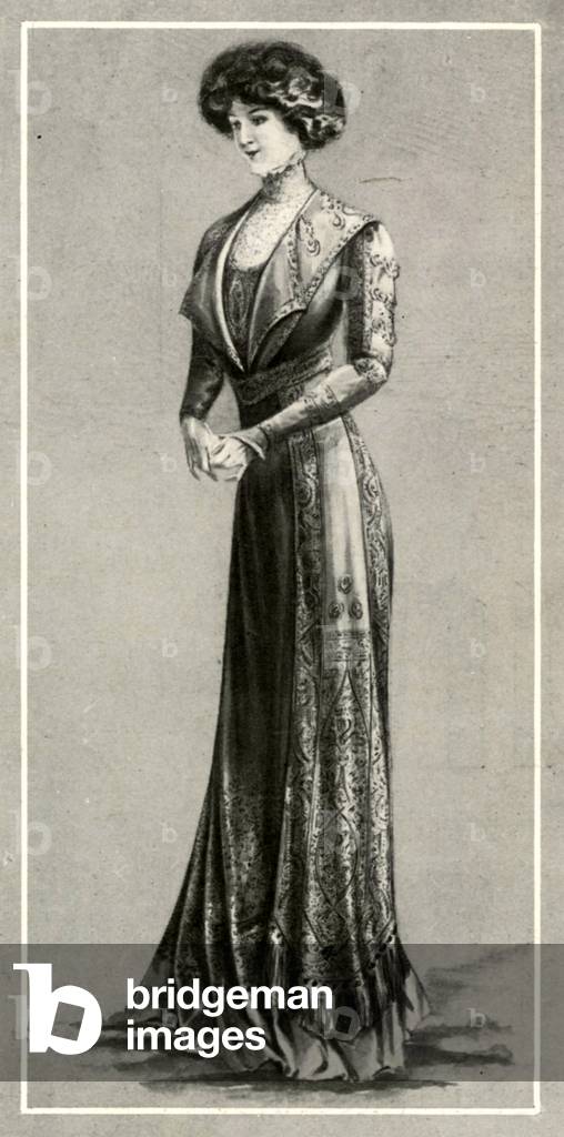 Womens Fashion Magazine Plate, UK, 1910s