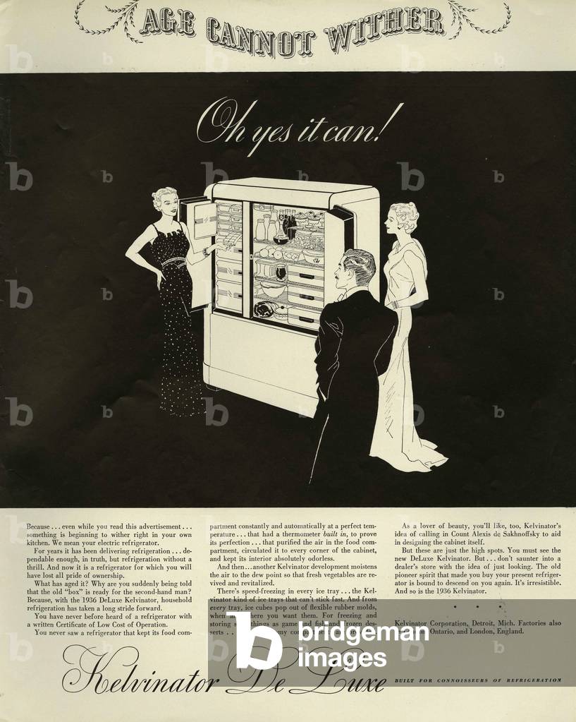 Kelvinator Magazine, advert, USA, 1920s