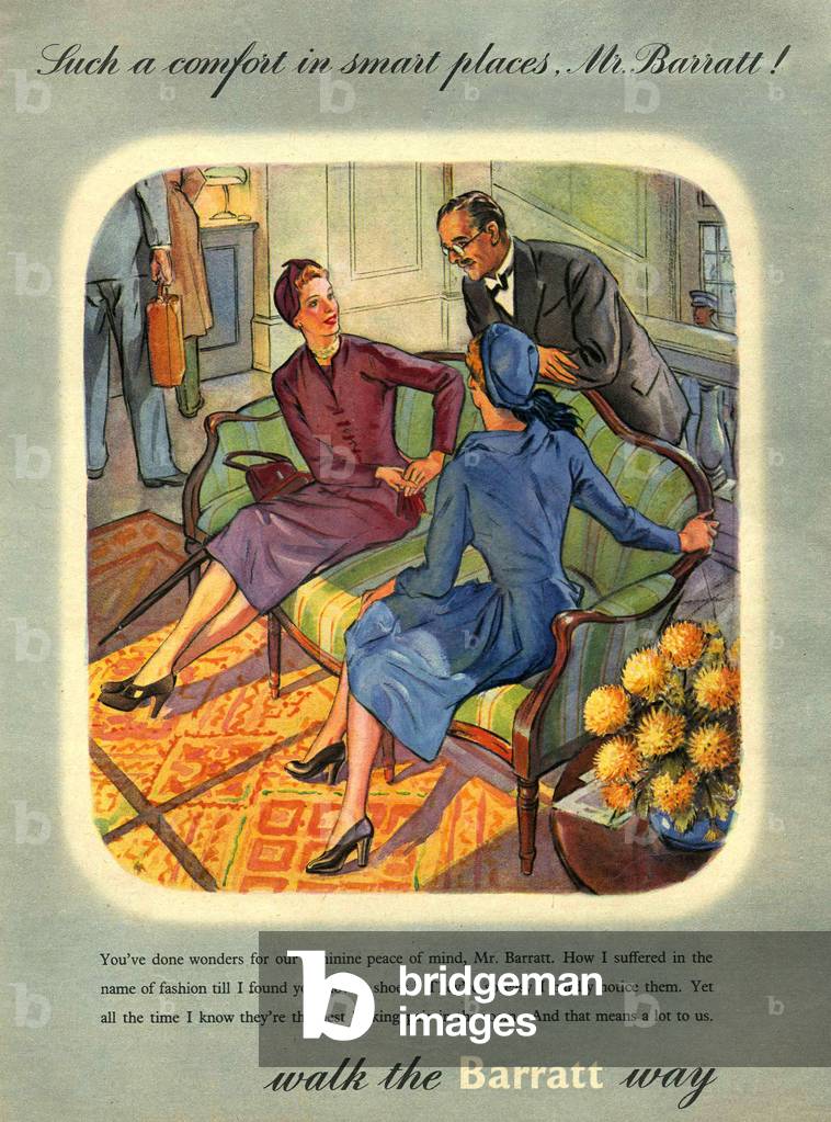 Barratt Magazine, advert, UK, 1950s
