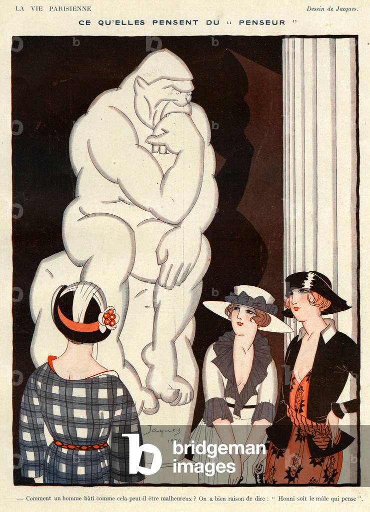 La Vie Parisienne Magazine Plate, France, 1920s (print)