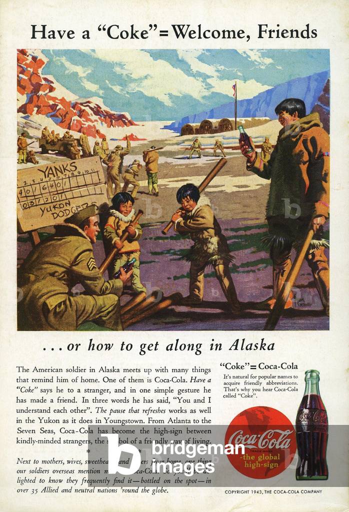 Coca-Cola Magazine Advert, USA, 1940s