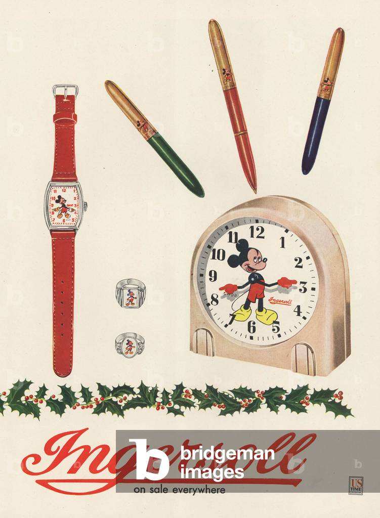 Ingersoll Magazine, advert, USA, 1940s