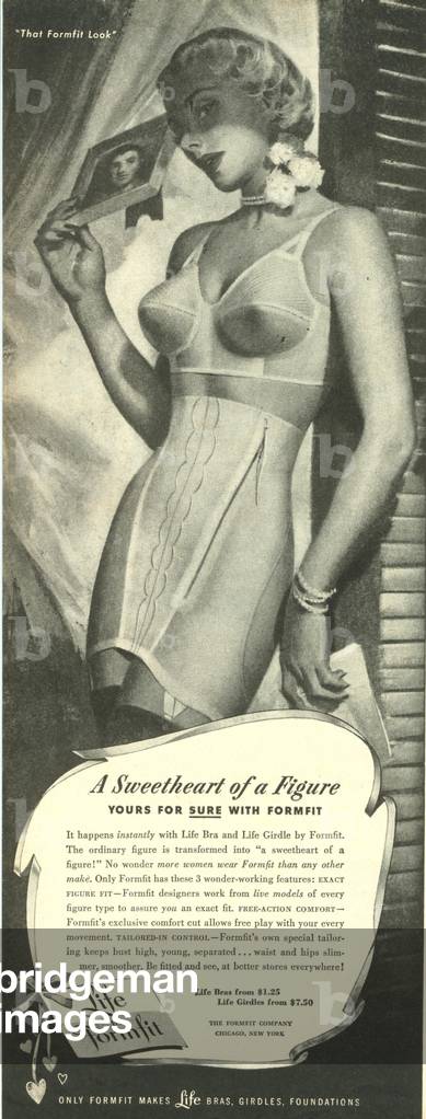 Formfit Magazine, advert, USA, 1940s