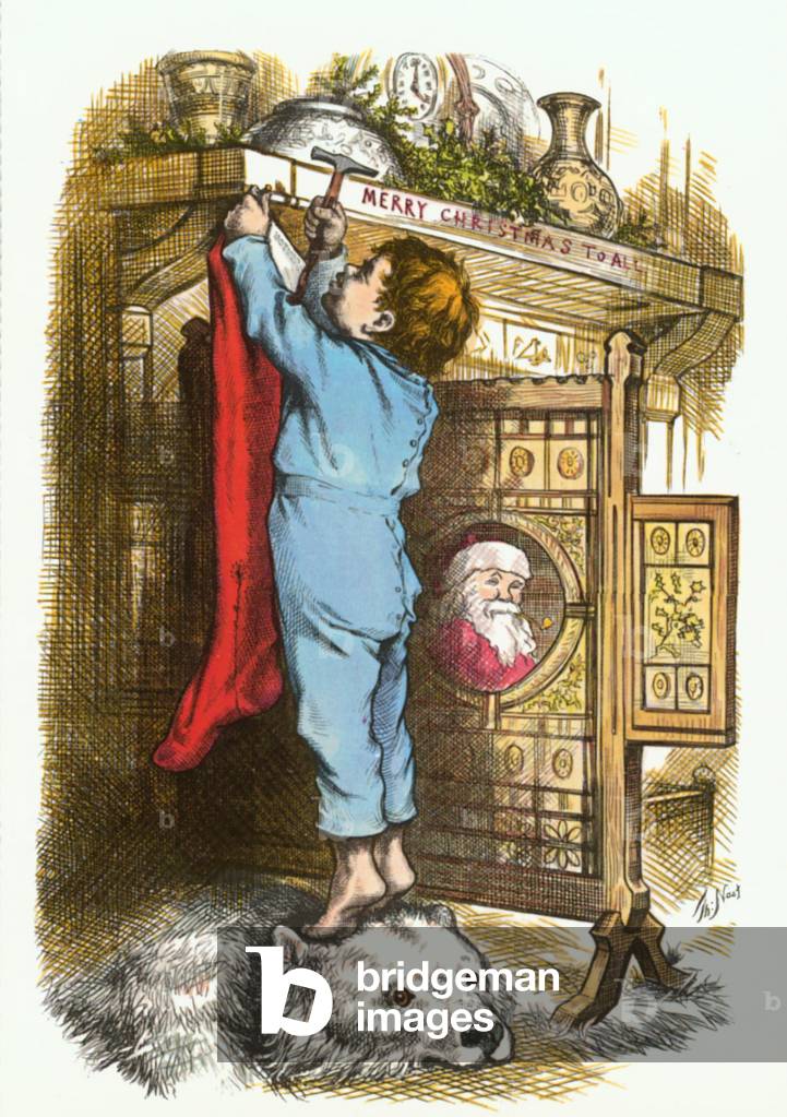 Christmas Magazine Plate, USA, 1900s