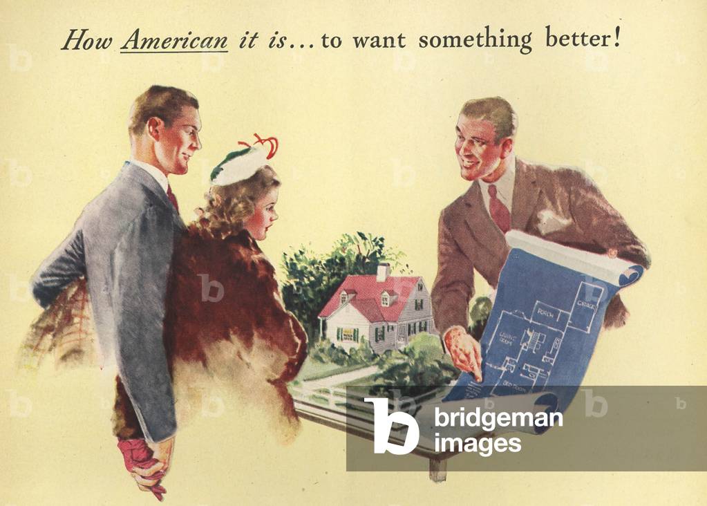 Ballantine's Magazine, advert, USA, 1940s