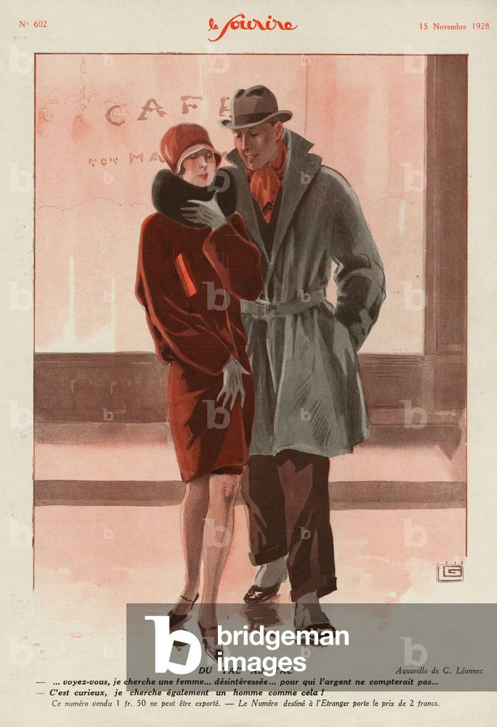 Le Sourire Magazine Plate, France, 1920s