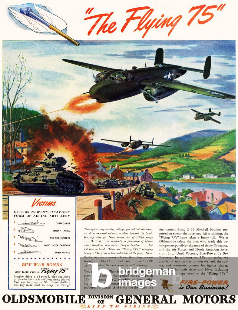 Oldsmobile General Motors, 1940s (print)