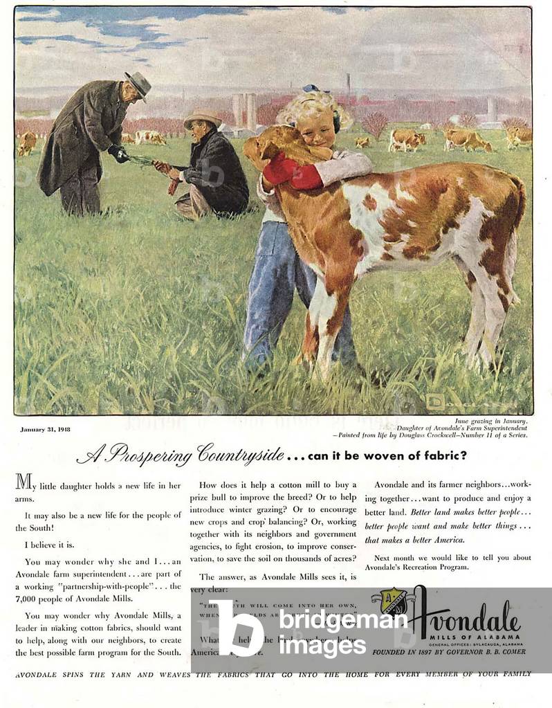 Avondale Magazine Advert, USA, 1940s