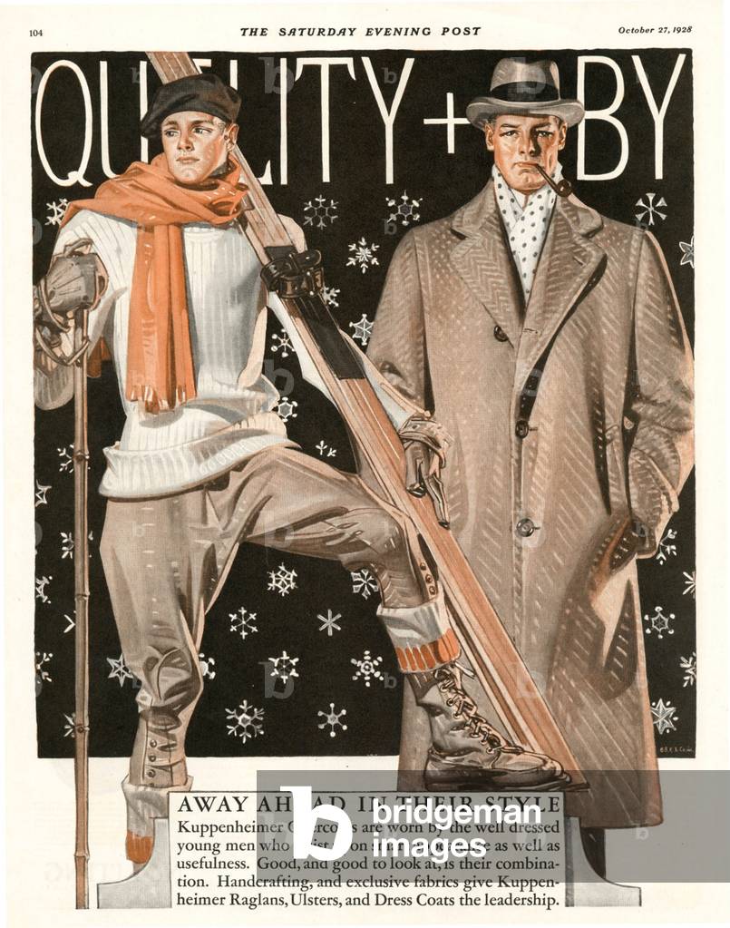 Kuppenheimer Magazine, advert, USA, 1920s