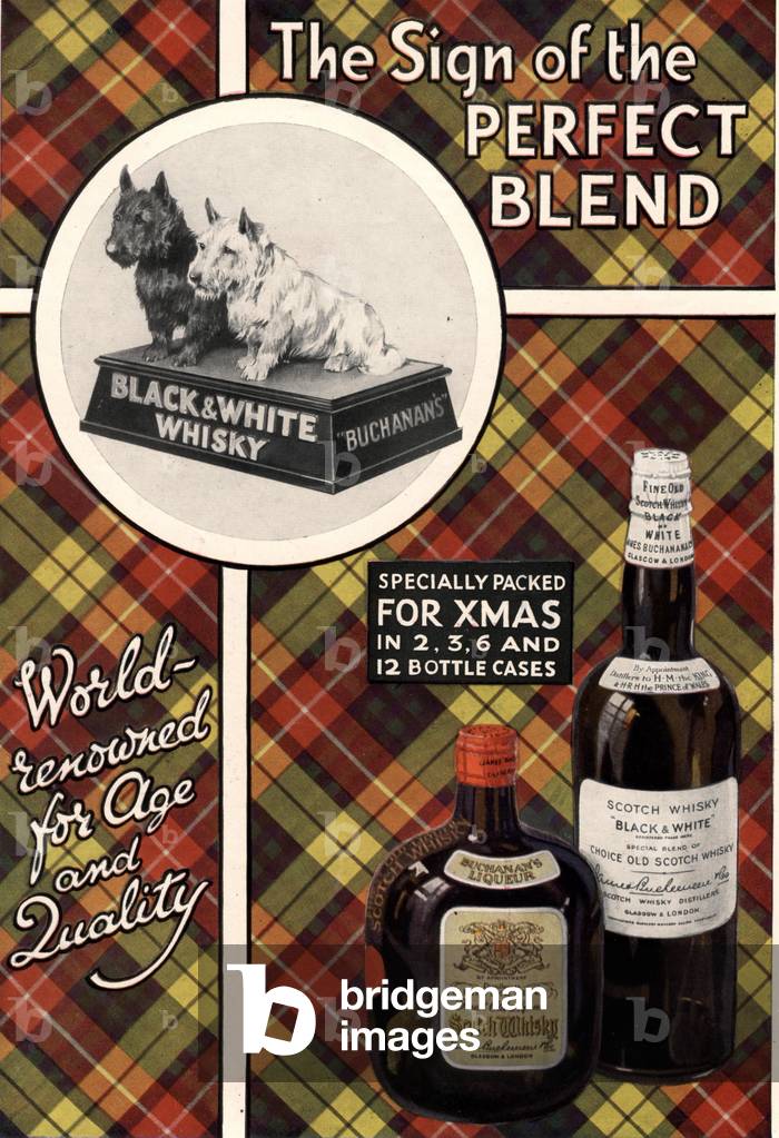 Black & White whisky, 1930s (print)