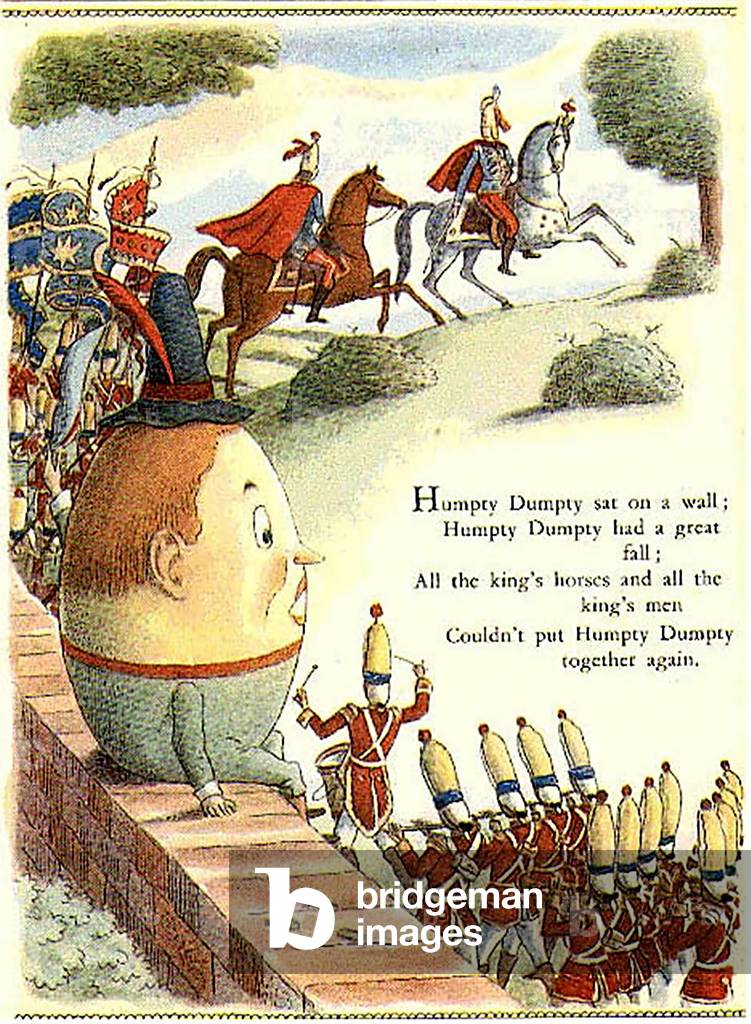 Humpty Dumpty Book Plate, UK, 1950s