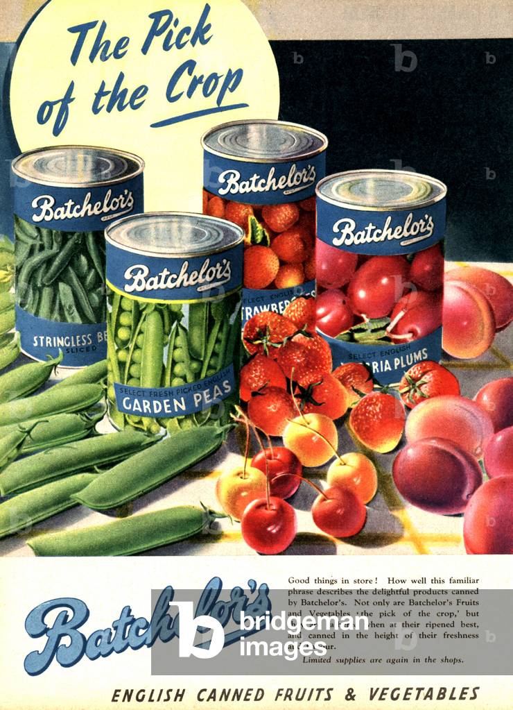 Batchelors, UK, 1940s