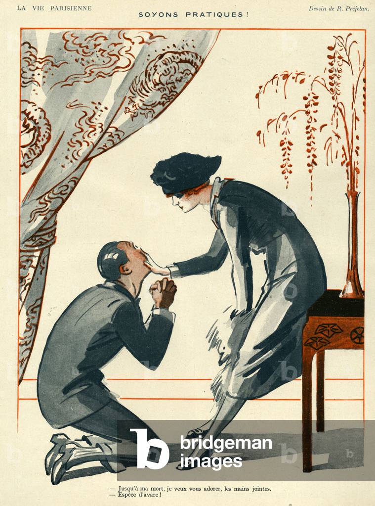 La Vie Parisienne Magazine Plate, France, 1920s (print)