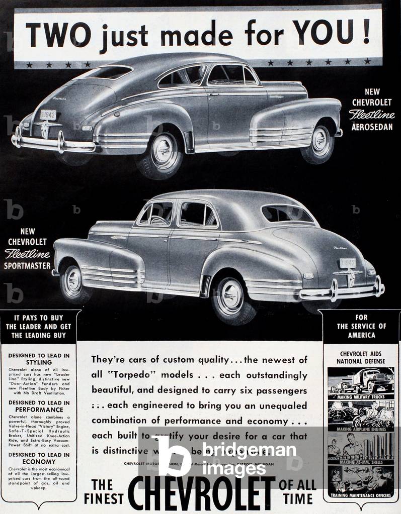 Chevrolet Magazine Advert, USA,