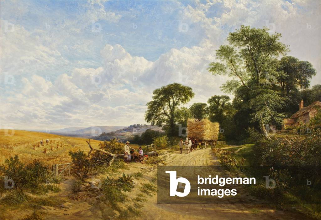 Paesaggio - Vendemmia, 1865 (olio su tela)