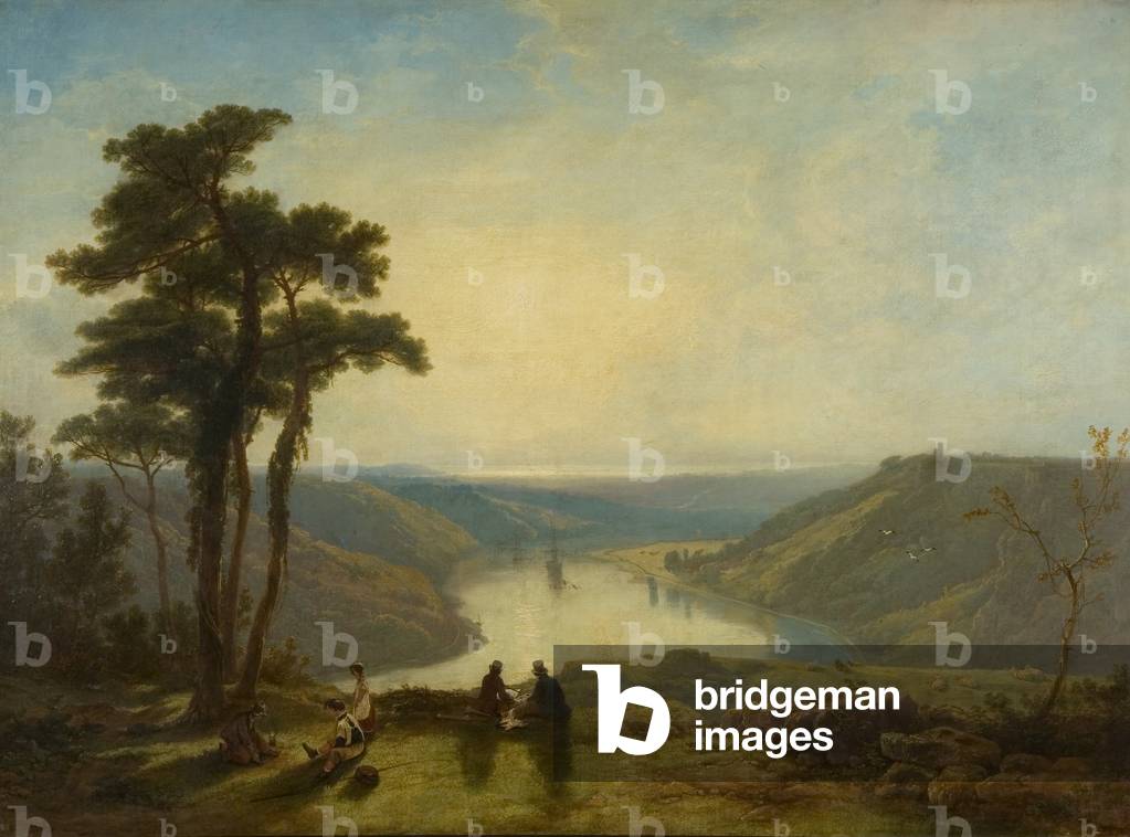Bild von Gemälde "Blick auf den Avon von Durdham Down", 1829 von James Baker Pyne