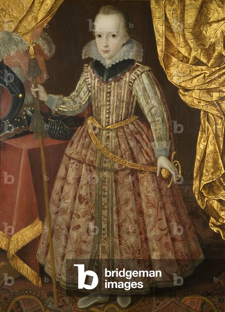 Immagine di Dipinto "Carlo I (1600-49) quando duca di York", 17th Secolo di the Elder Peake