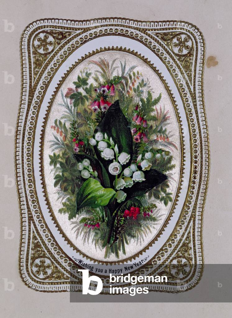 Lillies of the Valley, New Year card