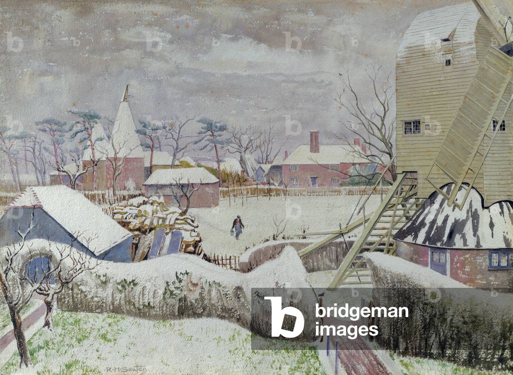 Winter Silence, 1940 (w/c on paper)