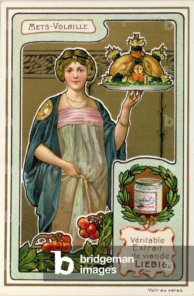 Liebig Italian Illustrated Food Card, early 20th century