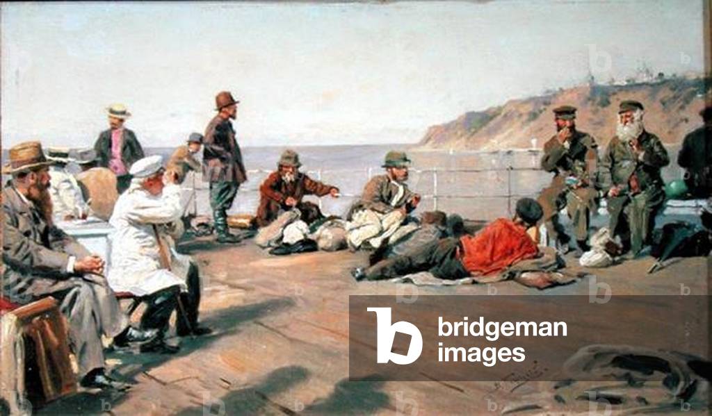 Bild von Gemälde "Auf Deck", 1920 von Vladimir Egorovic Makovsky