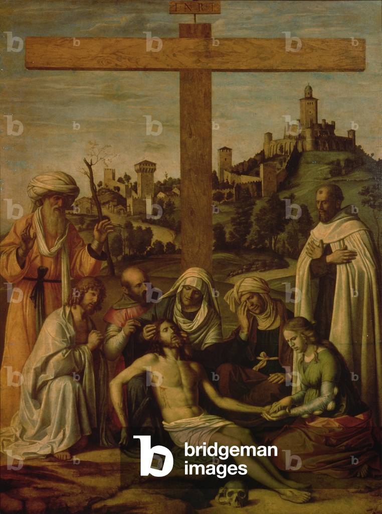 Immagine di Dipinto "La Deposizione (olio su tela)", 16th Secolo di Giovanni Battista Cima da Conegliano