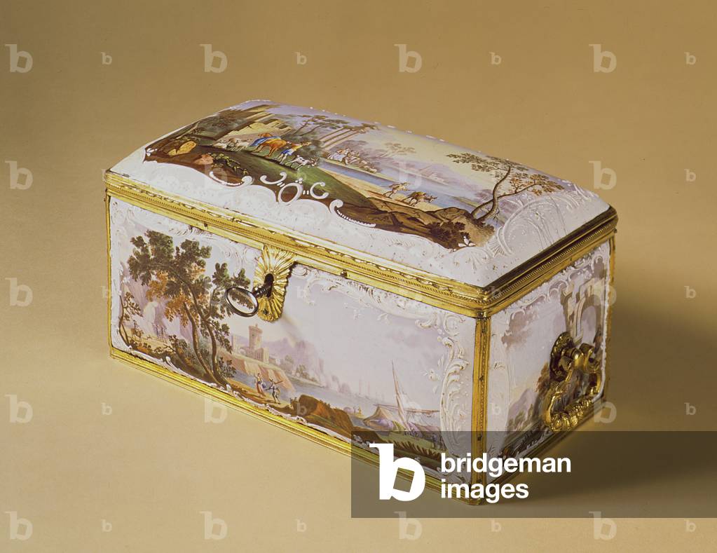 "Bilston Teedose", 1770 von English School