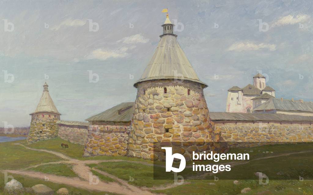 The Kremlin, 1983 (oil on card)