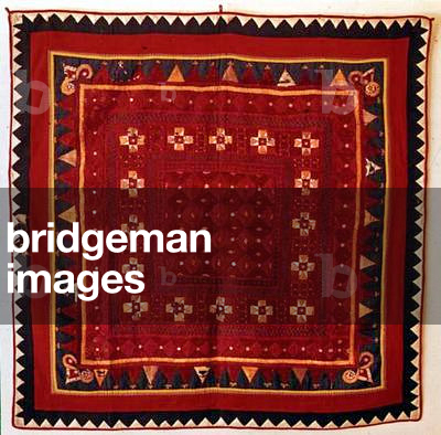 Bild von Textil & Mode "Indische Chakla Wanddekoration", 20. Jahrhundert von Indian School