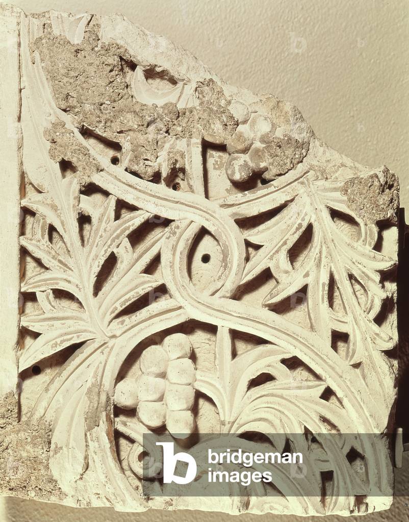 Fragment of a frieze, from the monastery of Apa Jeremias, Sakkara (limestone)