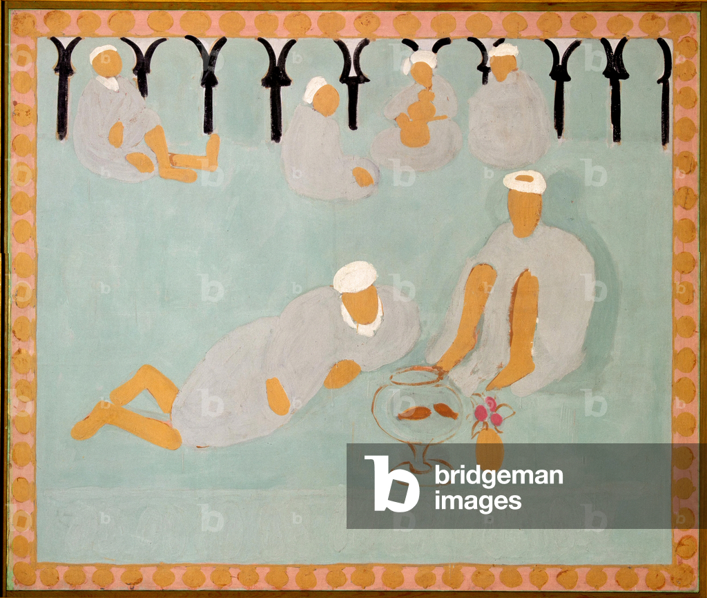 Immagine di Dipinto "Caffè arabo", 1913 di Henri Matisse