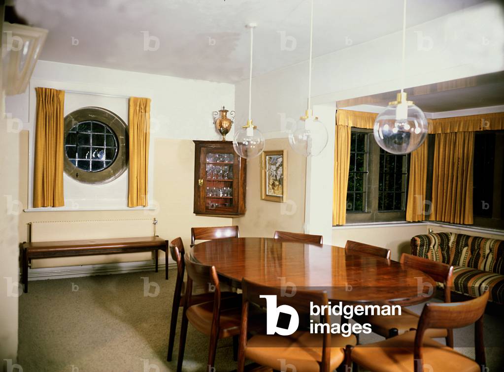 Dining room of The Orchard House by Charles Annesley Voysey (1857-1941)