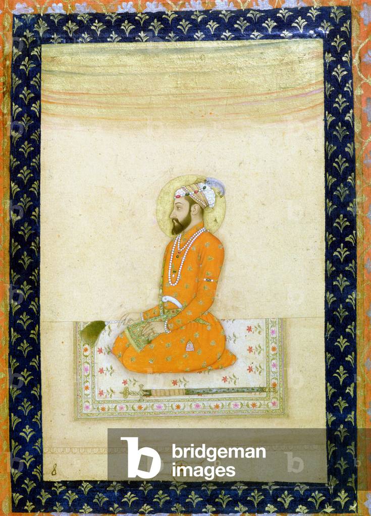 Aurangzeb at prayer, (miniature)