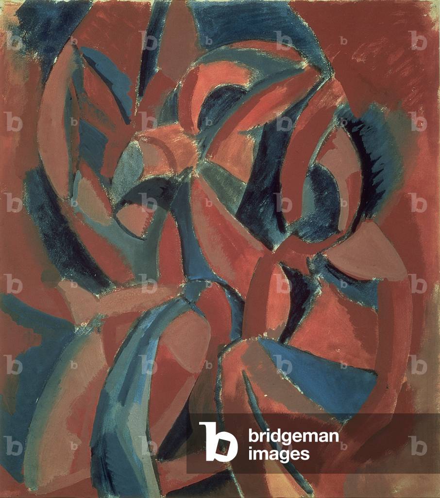 Drei Frauen, 1908 (Öl auf Leinwand)