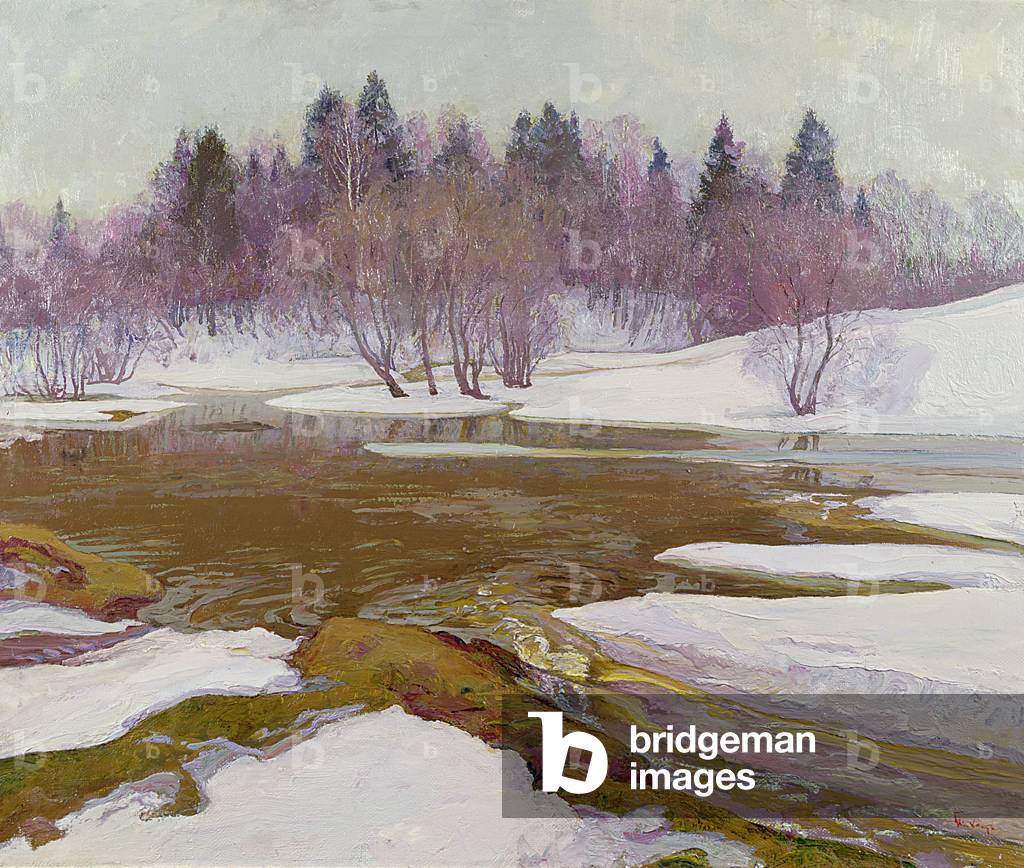 Almost Spring, 1986 (Öl auf Leinwand)