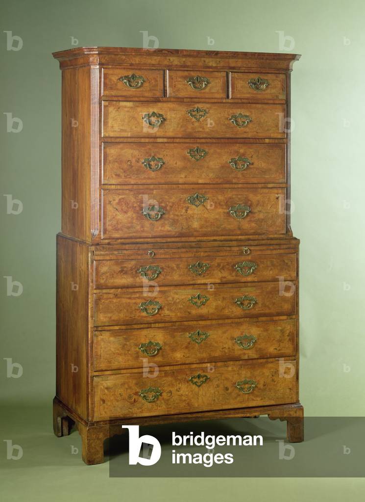 "Königin Anne Walnuss Tallboy", 18. Jahrhundert von English School