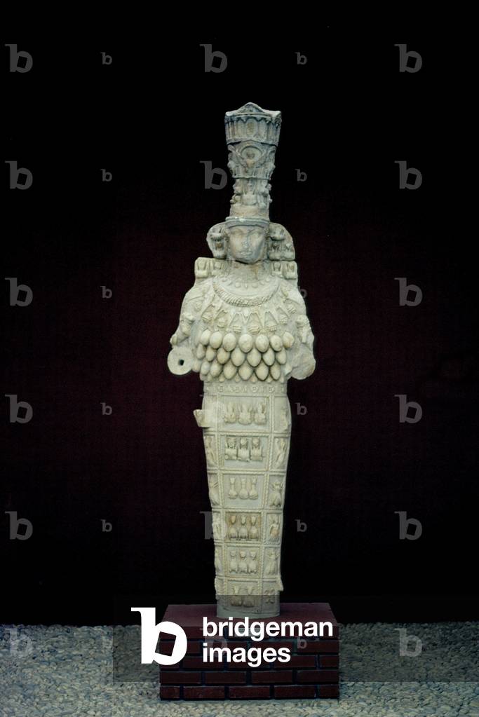 Artemis of the Ephesians, 135-175 AD (marble) (see also 119672)