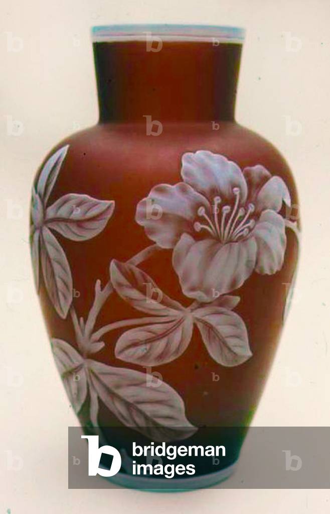 Cameo vase, c.1880 (glass)