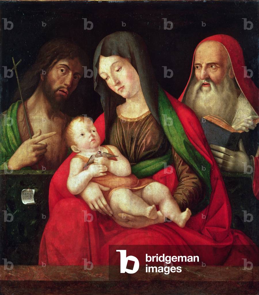 Madonna col Bambino e San Giovanni Battista e San Girolamo (pannello)