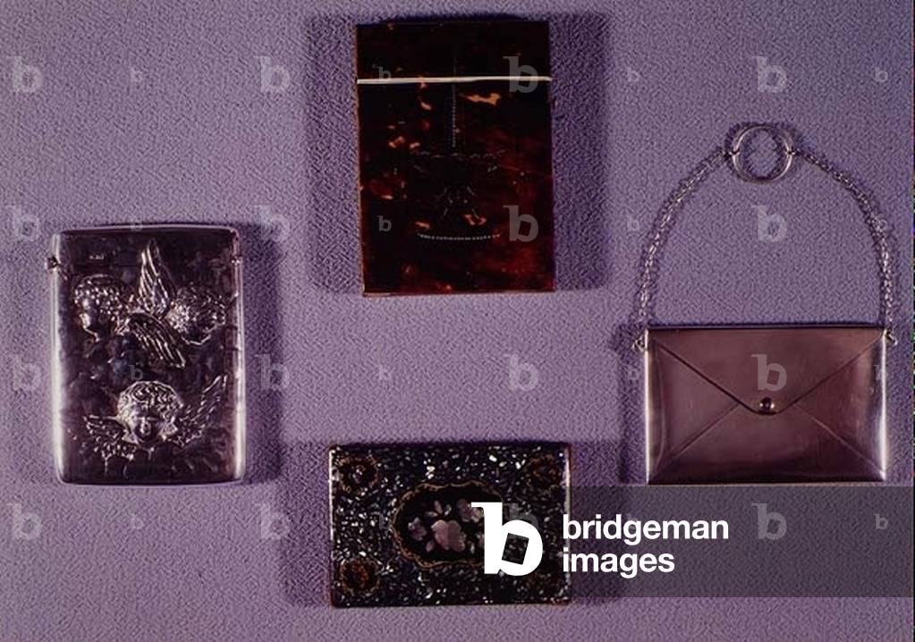 Collection of silver visiting-card cases, mid-19th century