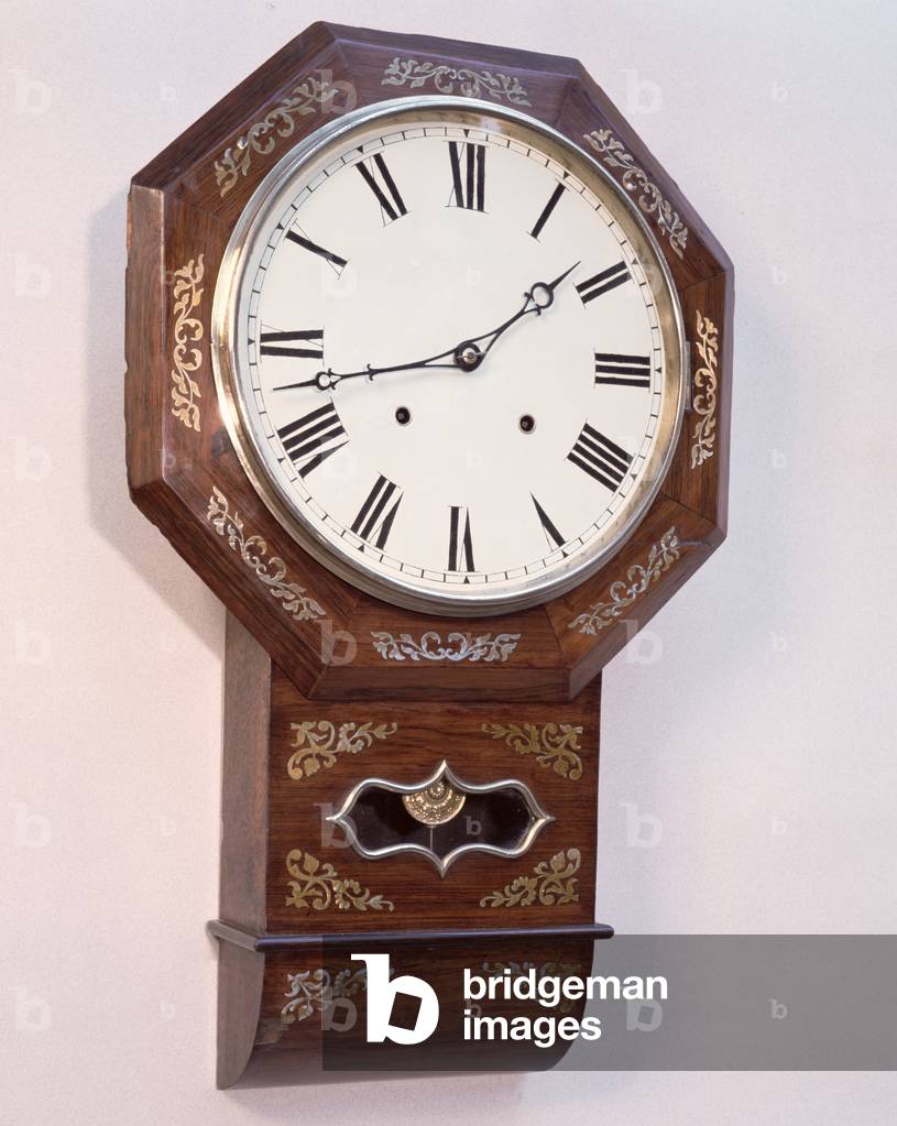 Uhr mit Drop-Dial, Ende des 19. Jahrhunderts