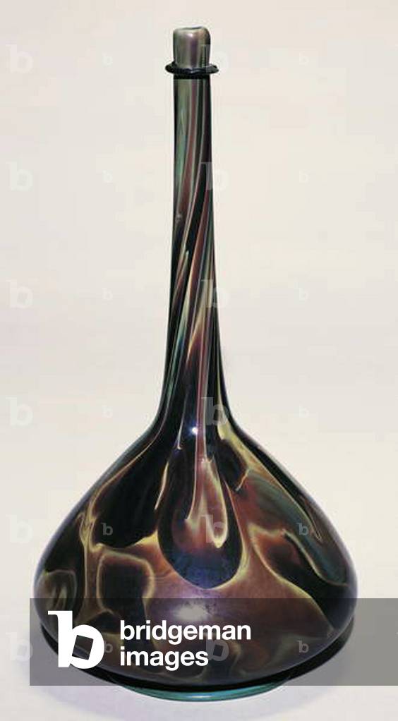 Bottle, Murano, 1500-25 (Calcedonio glass)